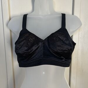 Wacoal Back Appeal Womens Bra 38DD Black Comfort Wire Free Everyday Wear